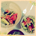 kyakyukyon's cooksnap of when they made 超簡単!キュウリとトマトの中華風.