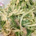 さきちママなり☆'s cooksnap of when they made 柚子香るササミと水菜の簡単おかずサラダ.