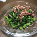 ishicafe's cooksnap of when they made ほたるいかの胡麻ドレッシング和え.