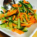 クックF3Z78D☆'s cooksnap of when they made きゅうりと人参の簡単中華風マリネ.