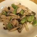 Qちゃん80's cooksnap of when they made 空豆と鶏の炒め物.