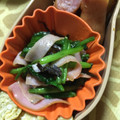 マルルル's cooksnap of when they made お弁当に☆ほうれん草とハムの塩昆布炒め.