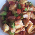 ゆき修行中's cooksnap of when they made 簡単！タケノコとアスパラのトマト炒め.