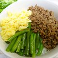 kotoクック's cooksnap of when they made まさかのフライパン1つで3色丼.