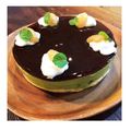 たレオン☆サクラ's cooksnap of when they made * 和風スイーツ ❤ 抹茶チーズケーキ♪.