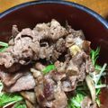 ダサコ's cooksnap of when they made 牛肉とエリンギの塩麹バター炒め.