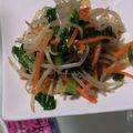 まっしろ白's cooksnap of when they made 簡単！美味しい！やみつきピリ辛もやし.
