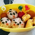 まう１１２９'s cooksnap of when they made 年少さんのお弁当★かぼちゃボール.