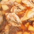 まんきぃー's cooksnap of when they made じゃがいもと手羽元の煮物弁当.