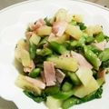 ﾏﾒちゃん's cooksnap of when they made お弁当に☆アスパラとじゃが芋のチーズ炒め.