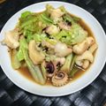 ★Chiffon★'s cooksnap of when they made 居酒屋メニュー*ゲソバター.