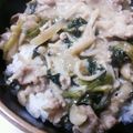 くぅmama's cooksnap of when they made 豚のごま味噌丼.