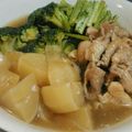 めかにか's cooksnap of when they made 簡単に！かぶと豚肉の治部煮風.