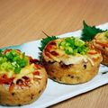 MIきち's cooksnap of when they made ♡がんものニンニク味噌チーズ焼き♡　.