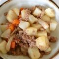 向日葵くっく's cooksnap of when they made 新じゃがのトマト挽き肉あんかけ.