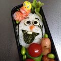 美絵さん's cooksnap of when they made ☆キャラ弁☆〜オラフ〜.
