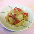 龍青空ママ's cooksnap of when they made 新玉ねぎとトマトと鶏胸肉のしょうゆマリネ.