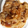 ◎ちゃ太郎◎'s cooksnap of when they made 簡単すぎる豚丼　お弁当にも.