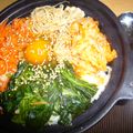 ぴょこ♡'s cooksnap of when they made 土鍋で ♪石焼き風～♪ キムチビビンバ.