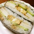 みぃーね's cooksnap of when they made お花見弁当に♪かまぼこおにぎらず.