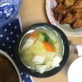 ともぱんたから's cooksnap of when they made さつまいもとほうれん草、しいたけの味噌汁.