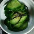 ma___111's cooksnap of when they made ☆きゅうりの塩昆布和え☆.