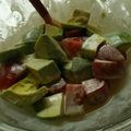 kobuisya's cooksnap of when they made チーズとろ～りアボカドとトマトのサラダ.