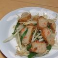 きらり流れ星's cooksnap of when they made シンプル♪もやしと韮炒め.