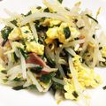 クック〜ちゃん's cooksnap of when they made お花畑炒め　ニラ卵もやし.