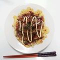 ほっち。's cooksnap of when they made フライパンで作る一人分のお好み焼き♪.