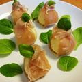 cocotea310's cooksnap of when they made チーズ風味ポテトの生ハム巻き♡.