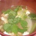 mami5san's cooksnap of when they made 香菜使いきり　中華風たまごスープ.