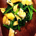 RINAmatin's cooksnap of when they made ほうれん草の海苔卵和え.