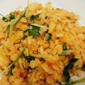 みどすけい's cooksnap of when they made 簡単！鮭と水菜のチャーハン.