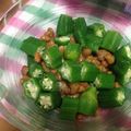 キキ♡ポメ's cooksnap of when they made オクラ納豆.