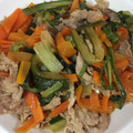 猿丸。's cooksnap of when they made 簡単！麺つゆで豚肉ときゅうりの炒めもの.