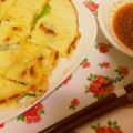 りなにゃむ's cooksnap of when they made モチモチ☆米粉入りニラチヂミ.