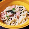 まめなべ's cooksnap of when they made レンジで簡単！豆乳クリーミ−うどん♪.