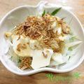 Rosemary＊'s cooksnap of when they made 簡単♪水菜と豆腐と新玉ねぎのサラダ.