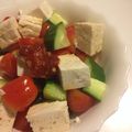 cheesedog's cooksnap of when they made トマト キュウリ 豆腐 の サラダ.
