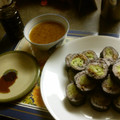 Nocciola☆'s cooksnap of when they made 鮭フレークで簡単♪サラダ巻き風のり巻き.