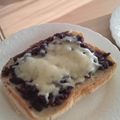サーフブレイド's cooksnap of when they made あんチーズ トースト.