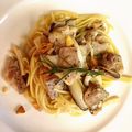 ジョージョー's cooksnap of when they made 鳥もも肉のパスタ ローズマリーの香り.