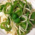 なな〜こ's cooksnap of when they made 副菜ピーマンもやし.