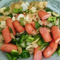 ゆっちょん1017's cooksnap of when they made 玉ねぎとウィンナーの炒め物.