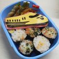 黄色いワーゲン's cooksnap of when they made ドクターイエロー☆弁当（キャラ弁）.