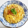 うまうま・らぶ's cooksnap of when they made 残り物アレンジ☆コロッケの卵とじ丼.