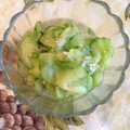 sachinchan's cooksnap of when they made しらすときゅうりの酢の物.