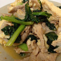 konijntjes's cooksnap of when they made 冷凍豆腐☆小松菜と豚肉の中華炒め.