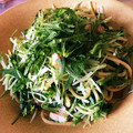 そうぱる's cooksnap of when they made 水菜とウインナーの簡単和風パスタ☆.